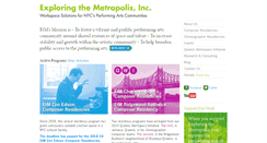 Desktop Screenshot of exploringthemetropolis.org
